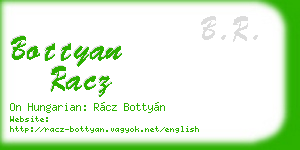 bottyan racz business card